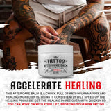 INKorporated Premium Tattoo Aftercare Healing Balm - Tattoo Skin Lotion and Moisturizer Cream For Swelling, Redness, Irritation - Tattoo Balm Brightener Aftercare Product Kit Supply (2oz)