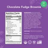 ALOHA Organic Plant-Based Protein Bars | Chocolate Fudge Brownie | Vegan, Gluten-Free, Paleo, Low-Carb, Non-GMO, Soy-Free, 12 Count