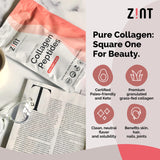 Zint Collagen Peptides Powder: Paleo & Keto Certified - Granulated Collagen Hydrolysate Types I & III for Enhanced Absorption - Enzymatically Hydrolyzed Protein for Women & Men, 16 oz