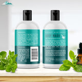 PURELY NORTHWEST-Natural Tea Tree & Peppermint Body Wash for Men & Women-Refreshing Daily Soap for Body Odor & Hygiene, Acne-Effectively Soothes Jock Itch, Chafing & Athletes Foot-Discolored Nails-9oz