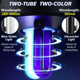 Qualirey 41050 7W Replacement Bulb, Upgraded 2 Color Bug Zapper Replacement Bulb Compatible with Dynatrap DT1050 DT1100 DT1250, Mosquito UV Light 1/2 Acre Trap Replacement Bulb Patent Pending(4 Pack)