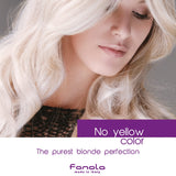 Fanola No Yellow Shampoo With Purple Violet Pigments To Eliminate Unwanted Yellow Tones & Brassiness In Platinum, Light Blonde, Gray, Bleached, or Highlighted Hair 1000ml