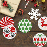 8 Pcs Christmas Diamond Art Coasters Kits with Holder DIY Christmas Diamond Art Coaster for Adults Diamond Kits Supplies for Christmas