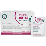 OMNi BiOTiC Balance Probiotic Immune Support - Bifidobacterium & Lactobacillus - Hypoallergenic - Immune Booster Supplement for Men and Women - Non-GMO (28 Daily Packets)