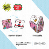 CreateOn Magna-Tiles Limited Edition Grinch Magnetic Building Toys from Dr. Seuss’ “How The Grinch Stole Christmas” Book, Educational Toys for Ages 3+, 19 Pieces