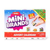 Mini Brands Advent Calendar 2024 by ZURU Mini Brands Limited Edition Advent Calendar with 4 Exclusive Minis, Mystery Collectibles Toys Comes with 24 Minis