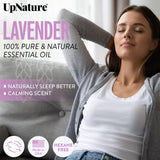 UpNature Lavender Essential Oil Roll On - Aromatherapy Lavender Oil for Sleep, Stress Relief, & Relaxation