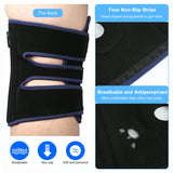 Nvorliy Plus Size Knee Braces for Knee Pain, Extra Large Adjustable Knee Support with Side Stabilizers for Arthritis Pain, Meniscus Tear, ACL, LCL, Injury Recovery & Pain Relief - Fit Women & Men (7XL/8XL)