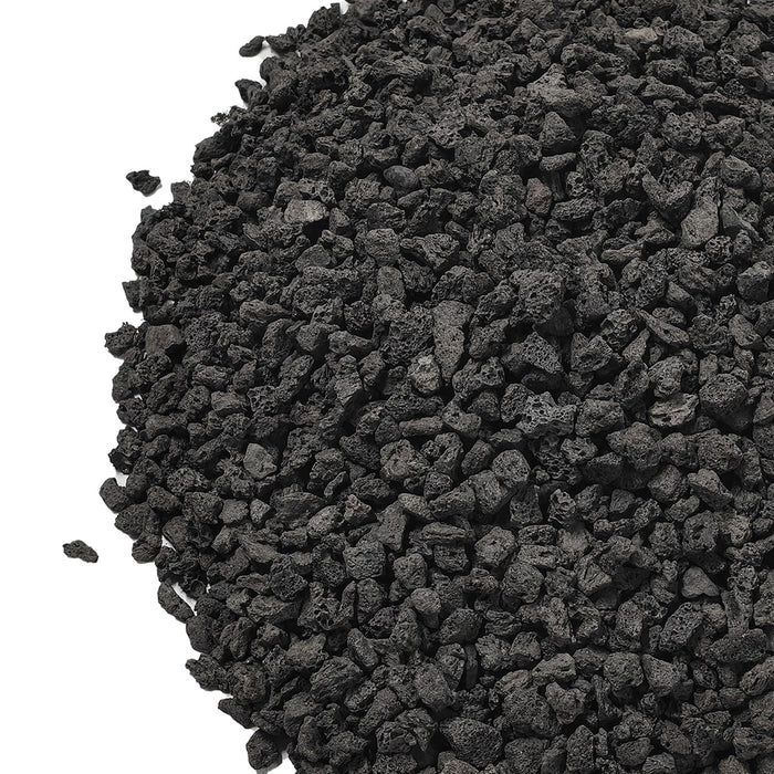 Rahato 5lbs Small Lava Rocks for Plants Drainage, 1/5 Inch Black Gravel Mulch for House Plants, Succulent Rocks Pebbles for Planters,Cactus, Bonsai Tree, Pure Volcanic Rocks, Top-Dressing