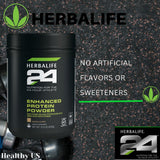 Herbalife HERBALIFE24 Enhanced Protein Powder: Natural Flavor (640 G) for The 24-Hour Athlete, Natural Flavor, No Artificial Sweetener, 0g Added Sugar, Gluten-Free