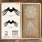 Halloween Decorations Outdoor 200" Halloween Spider Web + 59" Giant Fake Spider and 59" Round Spider Web + 29" Fake Spider, Indoor Outdoor Halloween Decorations Yard Home Parties Haunted House Decor