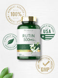 Carlyle Rutin Supplement 500mg | 200 Tablets | Vegetarian, Non-GMO, Gluten Free