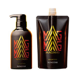 MAGMAS Sunstar Magmas Zinc Introduction Shampoo, Pump Body + Refill Set, Volume Up, Scalp, Scalp Care, Men's, Men's