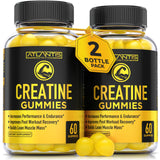 Creatine Monohydrate Gummies for Strength & Athletic Performance - 5g Creatine Per Serving - Creatine Chews to Build Muscle, Increase Performance & Improve Post Workout Recovery - 120 Gummies (2-pack)
