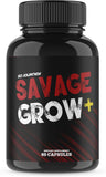 SAVEGE GROW Plus - Best Male Enhancement - 60 Capsules - 1 Month Supply - Fitness Hero Supplements