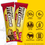 FITCRUNCH Full Size Protein Bars, Designed by Robert Irvine, 6-Layer Baked Bar, 6g of Sugar, Gluten Free & Soft Cake Core (Variety Pack)