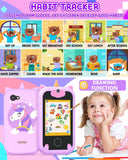 Gifts for Girls Age 6-8 Kids Smart Phone Toys for Girls Age 5-7+ Teenage Easter Christmas Stocking Stuffers for Kids for 3 4 5 7 9 6 8 10 Year Old Girl Birthday Gift Ideas with 8G Memory Card