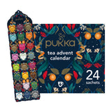 Pukka | Advent Calendar 2024 Organic Tea | Selection of 24 Delightful Black/Green Teas and Infusions | Christmas Gift Idea for Men and Women 100% Organic