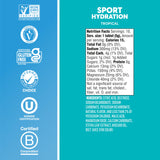 Nuun Sport: Electrolyte Drink Tablets, Tropical, 10 Count (Pack of 4)