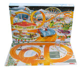 Hot Wheels Toy Cars, 2022 Advent Calendar with 8 1:64 Scale Vehicles, 16 Holiday-Themed Accessories & Playmat