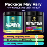 Alpha Tribe Multivitamin for Men with Sea Moss, Black Seed Oil, Ashwagandha, Turmeric Bladderwrack, Burdock,Vitamin C, Elderberry, Manuka, Yellow Dock | Daily Men's Vitamins and Minerals Supplement