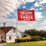 Trump Vance 2024 Flags 3x5 Red, Trump 2024 Flag 2024 Vance Save American Back Flag For Outdoor Lawn Decor Banner Sign (DH2)