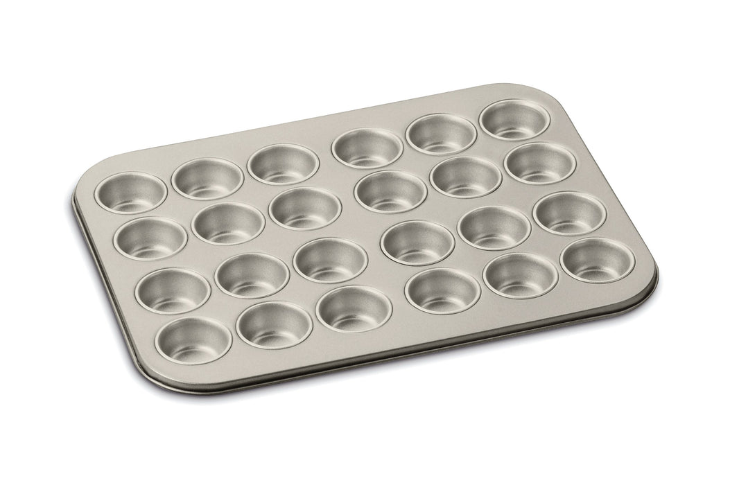 Cuisinart Chef's Classic Nonstick Bakeware 24-Cup Mini Muffin Pan, Champagne