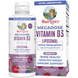 MaryRuth Organics Vitamin D | 45 Day Supply | Sugar Free | Liquid Vitamin D Liposomal Immune Support for Adults | VIT D3 | Vegan | Gluten Free | Non-GMO | 45 Servings