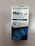 Muro 128 Bausch and Lomb 5 % Ointment, 0.12 Ounce