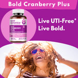 Bold Botanica Bold Cranberry Plus – 36 mg Soluble PACs – Cranberry Pills for Women – Support Urinary Tract Health – Potent Cranberry Extracts with Non-GMO Vitamin C – 30 Vegan Capsules