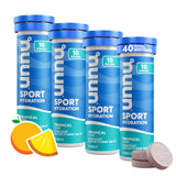 Nuun Sport: Electrolyte Drink Tablets, Tropical, 10 Count (Pack of 4)