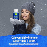 HybridCR Rapid Immune Boost Defense | Zinc, Echinacea, Andrographis, Ginseng, Selenium, Gluten-Free & Non-GMO | 5-In-1 Immune Support Supplement | Pharmacist Formulated 1 Month Supply (30 Veggie Caps)