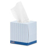 Genuine Joe GJO26085 Cube Box Facial Tissue, 2-Ply, 85 per Box, White (Pack of 36)