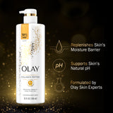 Olay Cleansing & Firming Body Wash with Vitamin B3 and Collagen, 26 fl oz (Pack of 4)