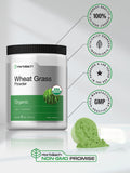 Horbäach Organic Wheatgrass Powder | 8oz | Vegan, Raw, Non GMO & Gluten Free Wheat Grass Superfood Powder