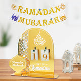 ANOTION Ramadan Advent Calendar - Ramadan Decorations for Home DIY Ramadan Countdown Calendar Ramadan Mubarak Decorations Ramadan Advent Calendar 2024 Eid Mubarak Decorations Ramadan Table Décor