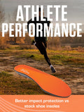 Sof Sole mens Athlete Performance Full-length Insole, Orange, Men s 11-12.5 US