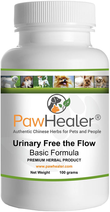 Urinary Free The Flow-Basic 100 Grams - Bladder Stones Dogs - Natural Remedy Stone Prevention in Dogs - 100 Grams-Herbal Powder - Mix into Food…