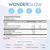 WONDERCOW Hair Skin and Nails Vitamins w/Bovine Colostrum, Collagen, Hyaluronic Acid, Biotin, Zinc, & Lactoferrin┃Supports Faster Hair Growth, Stronger Nails and Glowing Skin (30 servings, Capsule)