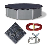 Blue Wave Bronze 8-Year 24-ft Round Above Ground Pool Winter Cover