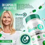 LIVORKA 5 Pack - Gluco 6 Capsules, Gluco6 Support, Gluco 6 Blood 150 Capsules for 5 Months, Gluco 6 Supplement, Gluco6 Reviews, Gluco Six Pills, Gluco6 Supports.