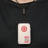 911 Help Now Location Plus - No Monthly Fees Ever - One-Touch Direct Connect, Emergency Communicator Pendant Medical Alert - White