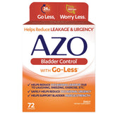 AZO Bladder Control with Go-Less for Urgency & Leakage Relief | 72 & 54 Capsules