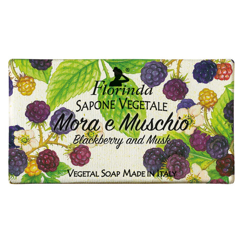 Florinda Fruit's Passion Blackberry and Musk Vegetal Soap Bar 100 G 3.5 Oz