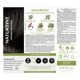 Naturtint Permanent Hair Color 3N Dark Chestnut Brown (Pack of 6), Ammonia Free, Vegan, Cruelty Free, up to 100% Gray Coverage, Long Lasting Results