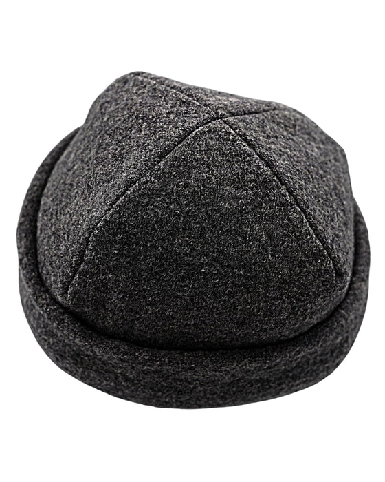 frihed. Sauna hat - Made of woolwalk - 100% Sheep's Wool - Premium Sauna Accessory for Men and Women - Flexible Size - Made in Germany (Basalt)