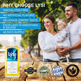 LYSI Cod Liver Oil Mint Lemon Flavor | 1100 mg Omega-3s Per Serving| Pure & Natural Cod Liver Oil | Icelandic Liquid Cod Liver Oil | GMP Certified | 8.12 Fl Oz | 48 Servings