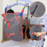 EZ Assistive Universal Full Body Patient Lift Sling, Mesh Fabric Patient Sling Transfer and Bathing aids, 500lb Weight Capacity (Medium)