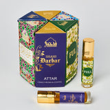 Dukhni Mixed Attar Oil Set Arab perfume oils for men and women | 6 assorted scents x 6ml | Arabian oud oil fragrances | Sampler Gift set, Halal & Vegan Islamic Scents