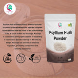 Psyllium Husk Powder 2 lb | Premium Quality | Use for Baking, Cooking and Beverages | 100% Natural Fine Ground, Non GMO by Yogi's Gift®
